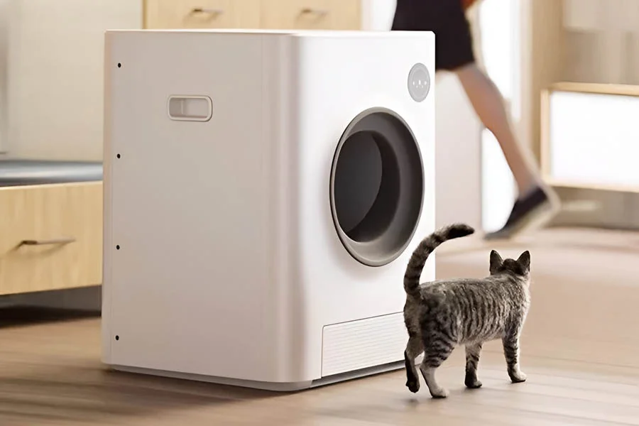 self cleaning cat litter box